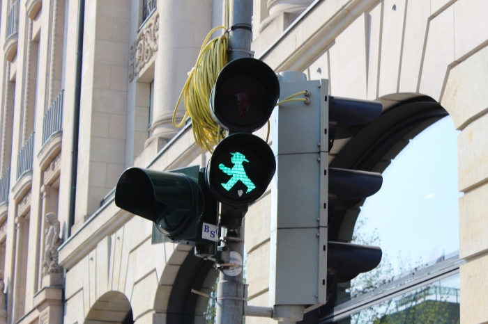 The Famous Walking Sign of Berlin!